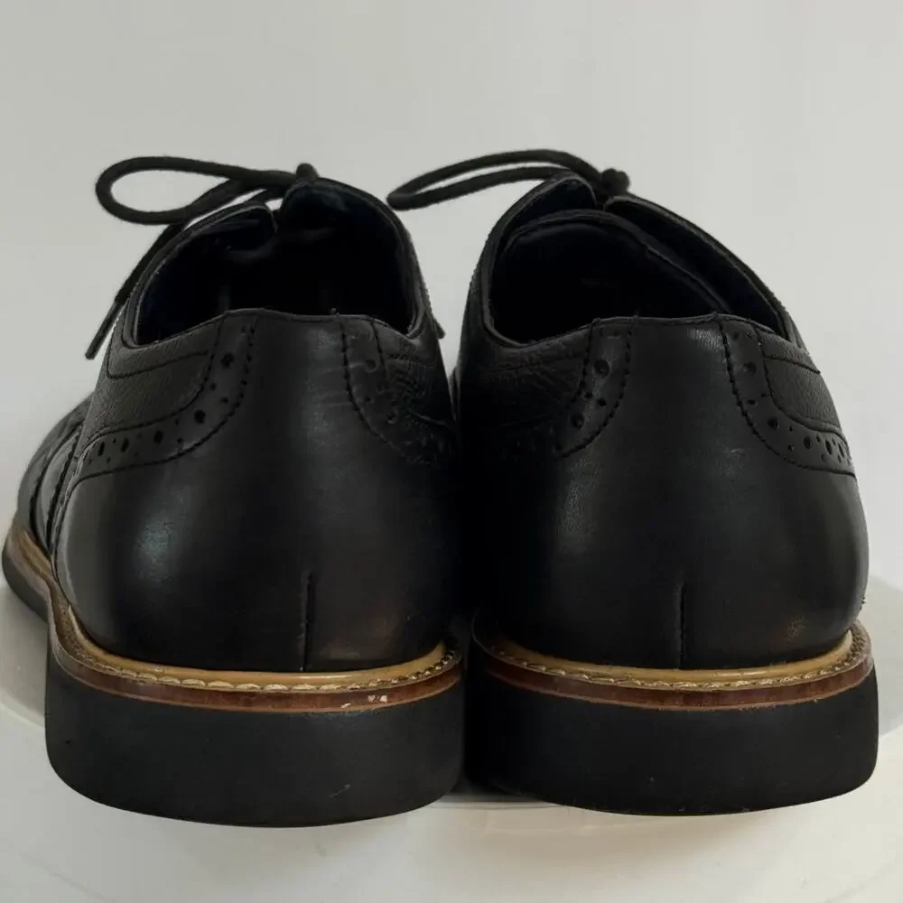 Cole Haan Great Jones Wingtip Brogue Black Leather Oxford C11233 Men's Shoes 10M